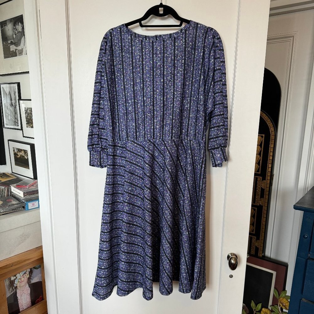 Blue Striped Dress